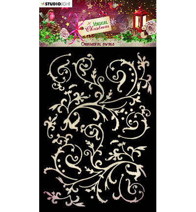 SL Schablone Ornamentale Wirbel Magisches Weihnachten Nr. 227