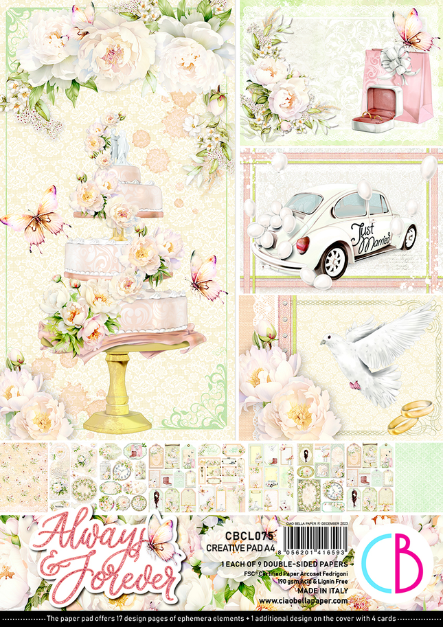 ALWAYS & FOREVER Kreativblock A4