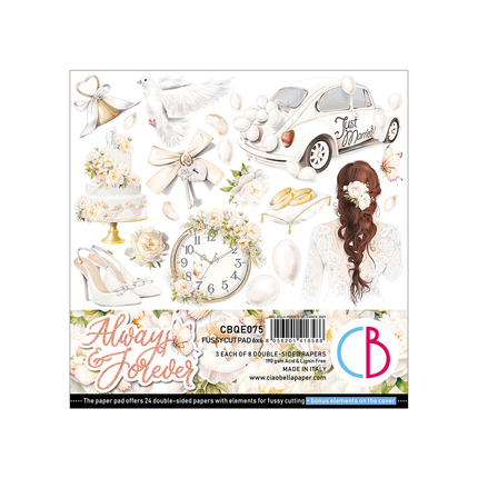 ALWAYS & FOREVER FUSSY CUT PAD 6"X6"