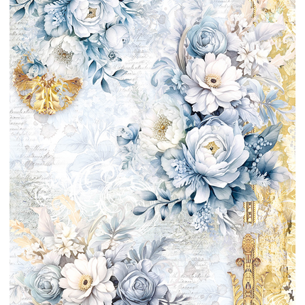 REISPAPIER A4 FLORALE ELEGANZ