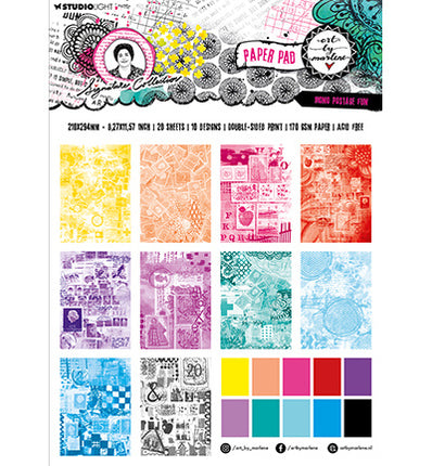 ABM Designer-Papierblock Mono Postage Fun Signature Collection Nr. 131