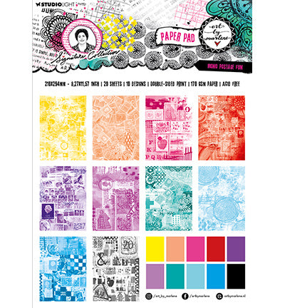 ABM Designer-Papierblock Mono Postage Fun Signature Collection Nr. 131