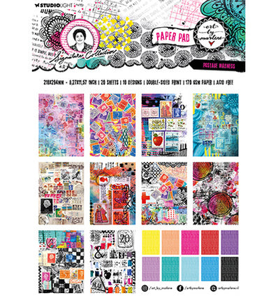 ABM Designer-Papierblock Postage Madness Signature Collection Nr. 132