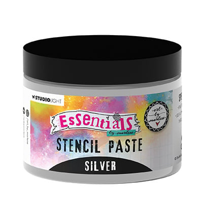 ABM Schablonenpaste Silber Metallic Essentials Nr.04