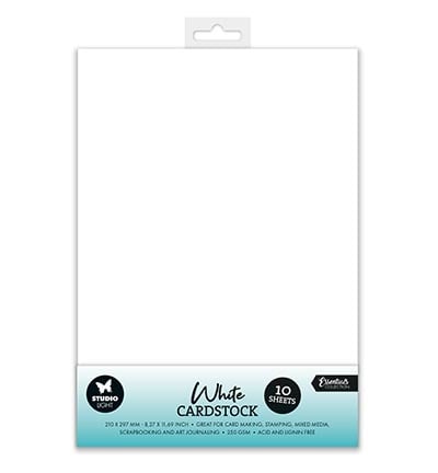 SL Papier-Set Verbrauchsmaterial Weißer Karton 250 g/m² Nr. 39