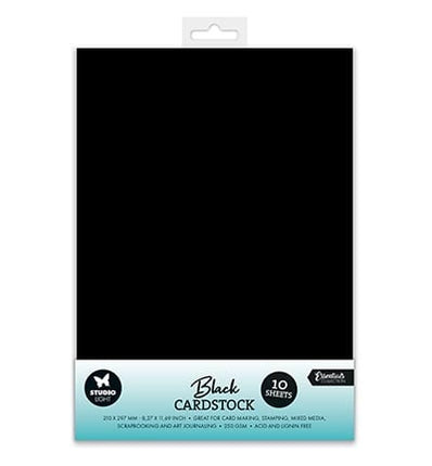 SL Papier-Set Verbrauchsmaterial Schwarzer Karton 250 g/m² Nr. 41