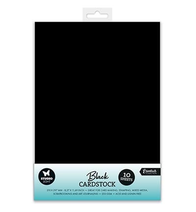 SL Papier-Set Verbrauchsmaterial Schwarzer Karton 250 g/m² Nr. 41