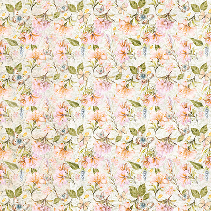 SEIDENPAPIER BLUMENLADEN MUSTER A4 6/STK