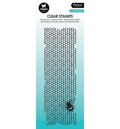 SL Klarsichtstempel Bienenwaben Hintergrund Essentials Nr. 619