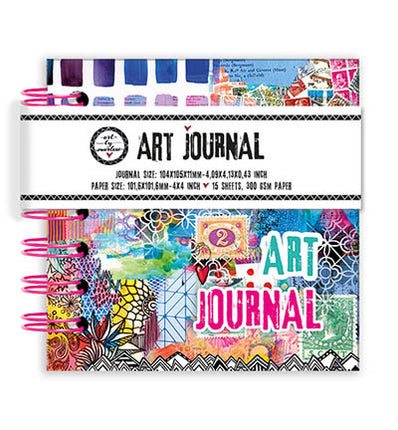 ABM Art Journal 104x105mm, 15 Blatt 300g Papier Nr.12