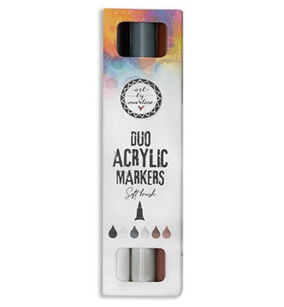 ABM Duo Acrylmarker Brauntöne Essentials Nr. 26