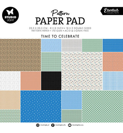 SL Musterpapierblock Hintergrunddesigns Essentials Nr.154