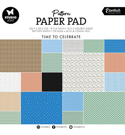 SL Musterpapierblock Hintergrunddesigns Essentials Nr.154