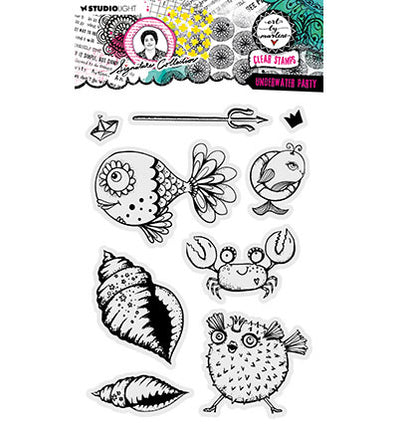 ABM Klarsichtstempel Unterwasserparty Signature Collection Nr. 649