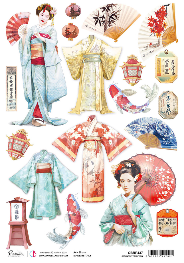 REISPAPIER A4 JAPANISCHE TRADITION