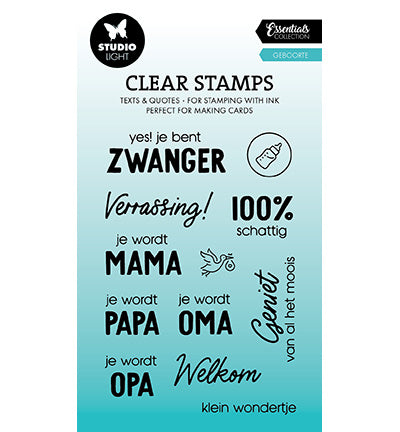 SL Klarsichtstempel Geburt Essentials Nr. 645