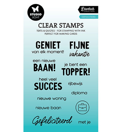 SL Klarsichtstempel Herzlichen Glückwunsch Essentials Nr. 646