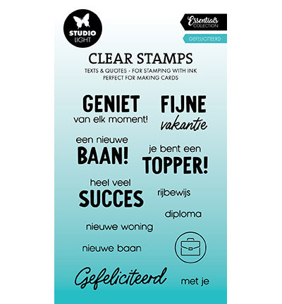 SL Klarsichtstempel Herzlichen Glückwunsch Essentials Nr. 646