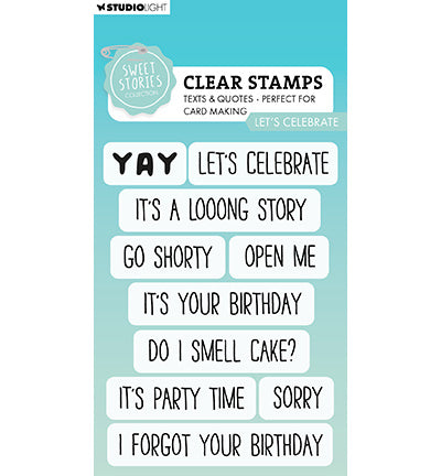 SL Klarsichtstempel Let's celebrate Sweet Stories Nr. 661