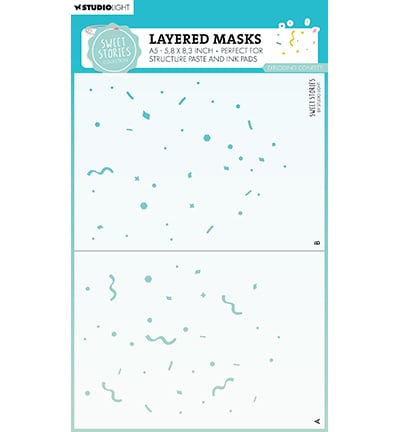 SL Maske Explodierendes Konfetti Sweet Stories Nr. 273