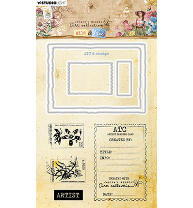 JMA Stempel & Stanzform ATC & Stempel Wild & Free Nr. 82