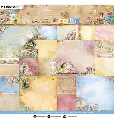 JMA Designpapierblock Hintergrundmotive Wild & Free Nr. 183