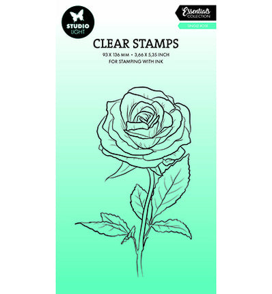 SL Klarstempel Einzelne Rose Essentials Nr. 693