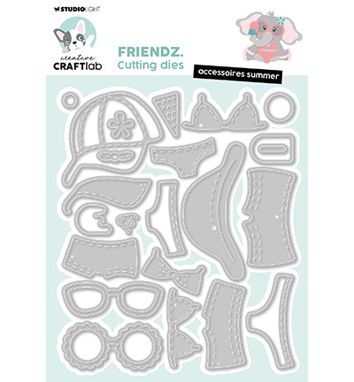 CCL Stanzform Accessoires Sommer Friendz Nr. 834