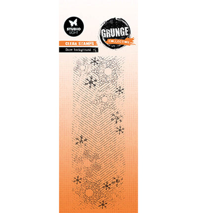 GR Klarsichtstempel Schneehintergrund Grunge Kollektion Nr. 675