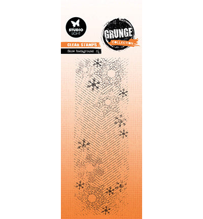 GR Klarsichtstempel Schneehintergrund Grunge Kollektion Nr. 675
