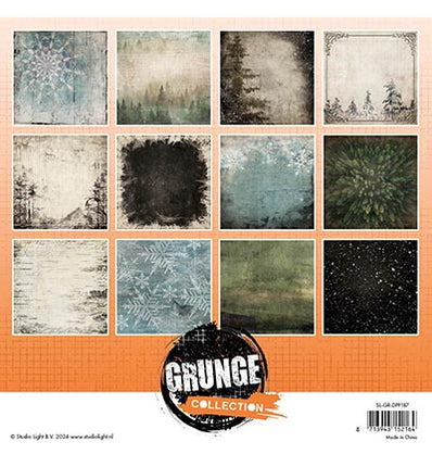 GR Designpapierblock Hintergrundpapier Grunge Collection Nr. 187