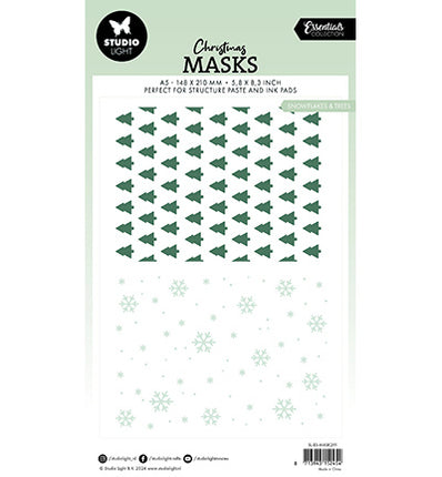 SL Maske Schneeflocken & Bäume Essentials Nr. 291