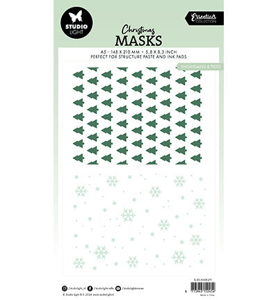 SL Maske Schneeflocken & Bäume Essentials Nr. 291