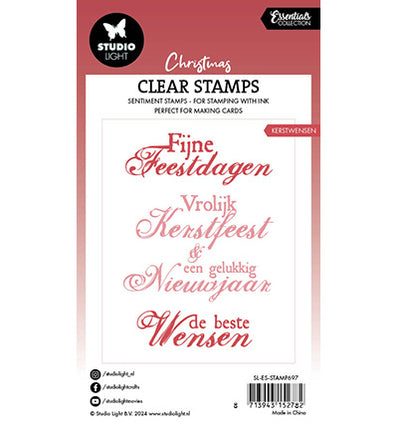 SL Klarsichtstempel Weihnachtswünsche Essentials Nr. 697