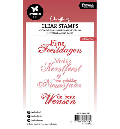 SL Klarsichtstempel Weihnachtswünsche Essentials Nr. 697
