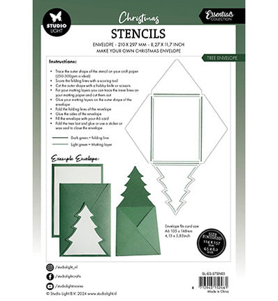 SL Schablone Baum Umschlag Essentials Nr. 03