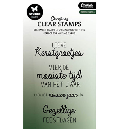 SL Klarsichtstempel Weihnachtsgrüße Essentials Nr. 695