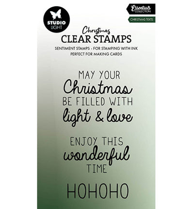 SL Klarsichtstempel Weihnachtstexte Essentials Nr. 696