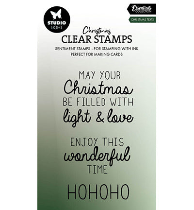 SL Klarsichtstempel Weihnachtstexte Essentials Nr. 696