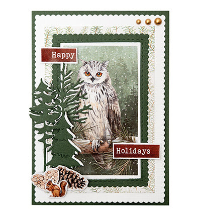 SL Stanzpapierblock Festlicher Wald Essentials Nr. 204