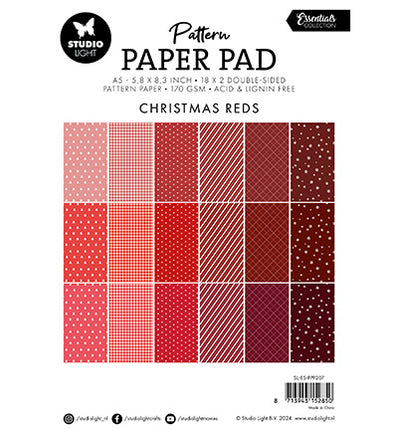 SL Musterpapierblock Weihnachtsrot Essentials Nr. 207