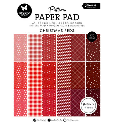 SL Musterpapierblock Weihnachtsrot Essentials Nr. 207