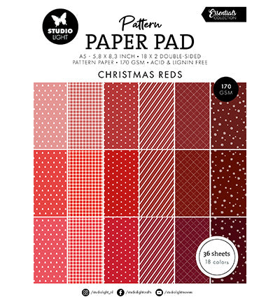 SL Musterpapierblock Weihnachtsrot Essentials Nr. 207