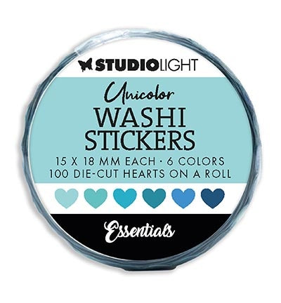 SL Washi Stanzaufkleber Blau Essentials Nr. 20