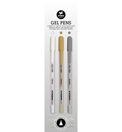 SL Gelstifte Weiß, Gold und Silber Essentials Nr. 1