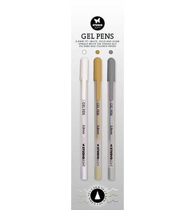 SL Gelstifte Weiß, Gold und Silber Essentials Nr. 1