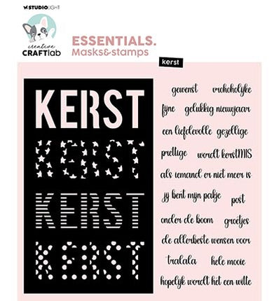 CCL Maske & Stempel Weihnachten Essentials Nr. 09