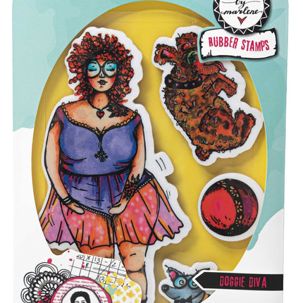 ABM Cling-Stempel Doggie Diva Signature Kollektion Nr. 701
