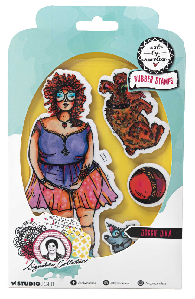 ABM Cling-Stempel Doggie Diva Signature Kollektion Nr. 701