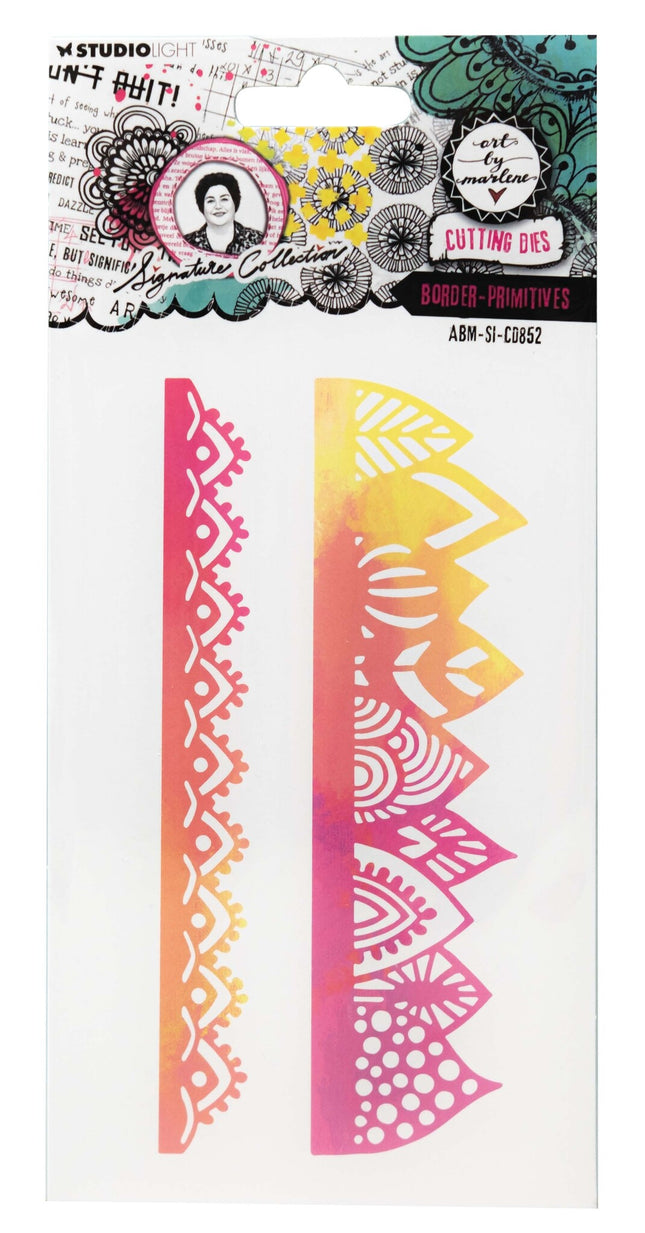 ABM Stanzformen Border-Primitives Signature Collection Nr. 852
